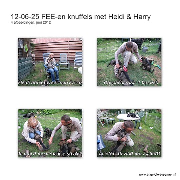 Farris krijgt knuffels van Harry en Heidi